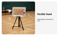 Aluminum Alloy Frame Attractive Basketball Tactic Board Sturdy Construction Attractive Basketball Coaching Board Adjustable Height