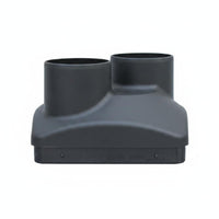 60 Mm Double Outlet Hood Double-Hole Air Vent Cap Compact Size Vehicle Part for Car Heating