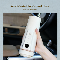 Vehicle Electric Kettle, Portable Stainless Steel, 12V/24V