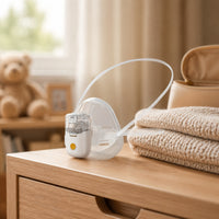 Handheld Nebulizer Compact Nebulizer with Mask Portable Inhaler Lightweight Travel-Friendly for Adults, on the Move, Home