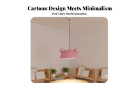 Frog Pendant Imaginative Glow Design Frog Head Hanging Light Nordic Design Cartoon Animal Lamp for Kids, Children, Kindergarten, Restaurant, Shop