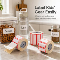 Self-Adhesive Name Tag Labels for Classification and Marking, Waterproof Price Stickers