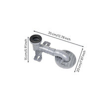 Toilet Shifter Odor Blocking Toilet Drain Offset Adapter Clog-Resistant Design Waste Tube Shifter for Restroom Renovation