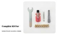 10 Pieces Easy Installation 3D Printer V6 Nozzle Replacement Set Long-Lasting 3D Printer Nozzle Tool Kit Multi-Purpose Tools