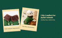 Warm Puppy Sweater for Small Dogs, Fall Winter