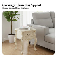Two-Shelf Square Stand European design End Table Space-Saving adaptable Use for Homeowners, Decorators, Bedroom, Entryway