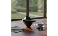 Tabletop Vase Black Sculptural Vase Decorative Flower Holder for Art Collectors, Entry Console