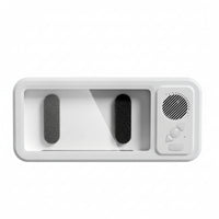 Touchscreen-Compatible Shower Phone Holder with Speaker Handsliberated Shower Speaker with Phone Holder Anti-Fog