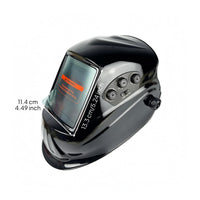 Automatic Welding Helmet Large Viewing Window Automatic Darkening Welding Helmet Black