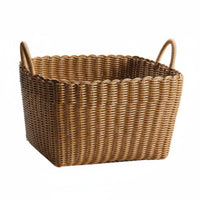 Plastic Woven storage container adaptable Woven Plastic storage container Easy to Clean for Closet