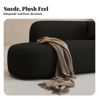 CurvedShaped Settee French Retro design Sofa Small Space accommodating Couch for Business Owners, Interior Designers, spa lounge, Boutique, Living Room