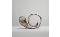 Abstract Metal Sculpture Modern Abstract Sculpture Reflective Statue for Coffee Table