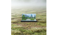 Collection Gift 1:64 Scale Miniature Scene Professional Grade Craft Wetland Grassland Scene Model Dustproof Cover Miniature Landscape Display Case for Hobbyists, Desk, Shelf