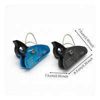 2 Pieces Self-Locking Climbing Ascenders High Strength Climbing Ascenders Lightweight Secure Rope Grab for Climbers