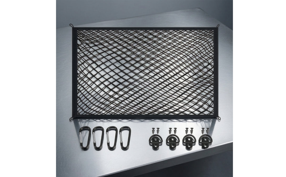 Double-Layer Cargo Net with Hooks | Elastic, Trunk Cargo Net, for Road Trips