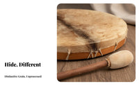 Shamanic Drum Spiritual Tool Round Shamanic Drum Artisanal Percussion Instrument for Musicians, Hobbyists, Meditation
