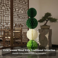 verdant cellular Paper Pillar Classical aesthetic function Furnishing Foldable Design
