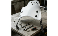 Small Motorcycle Windscreen Aluminum Alloy Wind Deflector for Vintage-Style Motorcycle Owners