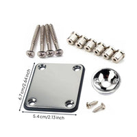 Guitar String Ferrules Neck Joint Reinforce Board String Mounting Ferrules Strong Neck Plate for Guitarists
