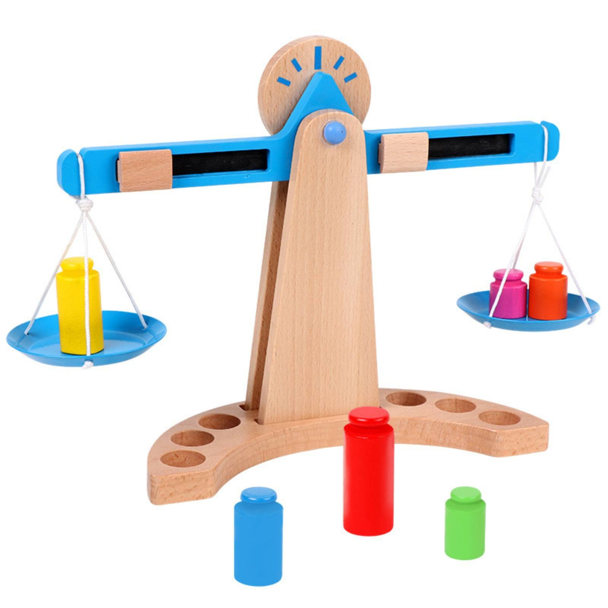 Early Learning Wooden Balance Scale Toy