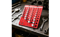 Bolt and Nut Thread Gauge Engraved Thread Gauge with Ruler Compact Bolt Size for Machinists