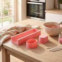 3 Pieces Uniform Cake Ball Mold with Pusher Plastic Cake Ball Mold Reusable Food-Grade for Bakers