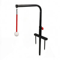 Golf Swing Practice Aid with Rope and Ball Outdoor Golf Swing Practice Aid Adjustable Portable for Beginners, Backyard