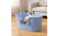 Open Top Waste Container Waste Container with Front Entry Indoor Cat Toilet for Cats