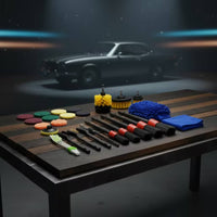 27 Pieces Auto Detailing Brush Kit Professional-Grade Coating Heavy-Duty Microfiber Towel