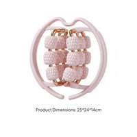 18 Wheel Circular Leg Massager Six-Axis Clamp Leg Massager Textured Rollers Calf Massage Roller Curved