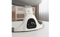 Built-in Lullabies Baby Cradle with Wireless Controller Control Timer Function Automatic Infant Swing Detachable Canopy Electric Baby Bouncer for Infants, Newborns, Nursery, Living Room