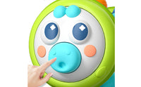 6-in-1 Musical Caterpillar Toy Press-to-Sound Caterpillar Toy with Pressable Parts Textured Multi-Color for Infants, Toddlers, Babies, Playroom, Nursery