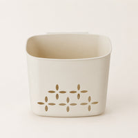 Hanging Storage Basket Organizer Basket with Hanging Tab Wall-Mounted for Lavatory, Closet, Utility Room