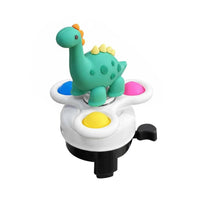 Kids Cycle Alert Piercing and Clear Sound Dinosaur Bike Alert Kids Bike Alert Decorative Easy to Install for Boys, Scooters