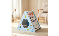 Slanted Triangular Cat House Integrated Cat Scratcher House Indoor Pet Furniture Breathable for Cats, Apartment, Living Room