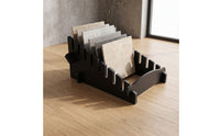 Floor Standing Tile Display Rack Heavy-Duty Flooring Sample Board Rack Vertical Tile Sample Stand for Designers, Showroom