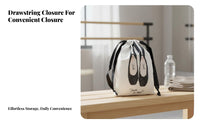 Portable Ballet Shoe Bag Travel-Friendly Pointe Shoe Bag Stylish Design for Children, Ballerinas