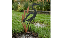 Metal Bird Stake Ground Insert Bird Stake Easy to Install Outdoor Decor for Yard
