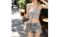 Fuzzy Crossbody Bag Lightweight Mouse Purse Fuzzy Purse Skin-Friendly Stuffed Animal Bag with Strap Compact for Girls