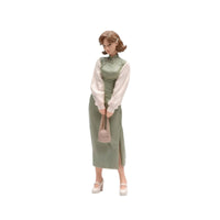 Woman Figurine Detailed Resin Figure Realistic Miniatures for Diorama Builders