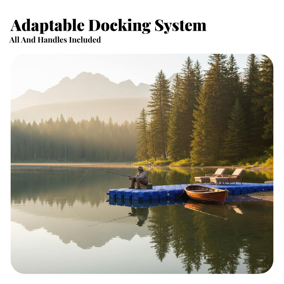 Plastic Pontoon Block Interchangeable Design Buoyant Dock Cube Walkway Pontoon Section High Buoyancy Water Scooter Raising