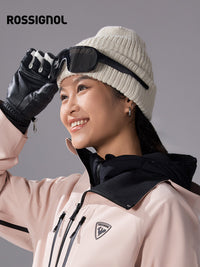 ROSSIGNOL金鸡女士儿童户外金鸡滑雪帽毛线帽运动保暖帽子秋冬