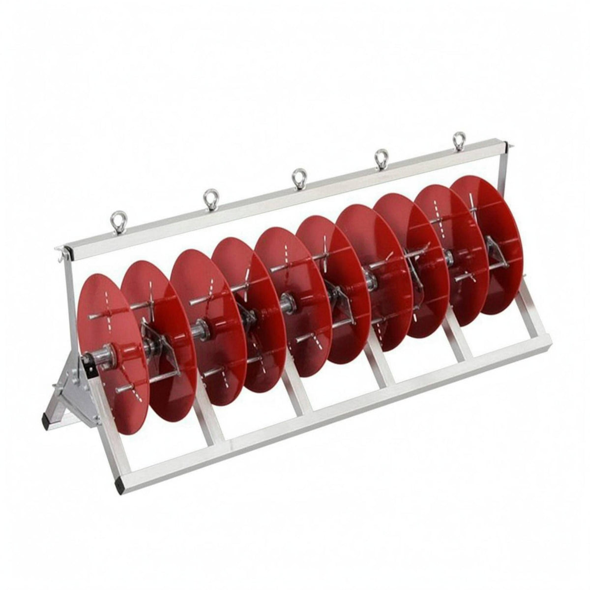 Easy Assembly Folding Cable Pay-Release Stand Heavy-Duty Portable Wire Reel Stand With Wheels Multi-Spool Wire Holder Thickened Stainless Steel for Installers, Home Renovation
