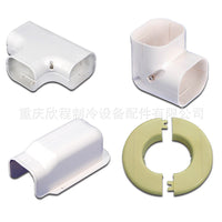 PVC Air Conditioner Line Set Cover and Decorative Pipe Channel