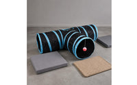 T-Shaped Feline Tunnel 80 Cm Long Crinkly Feline Tunnel Pet Toy Lightweight Cylindrical Openings for Indoor Play