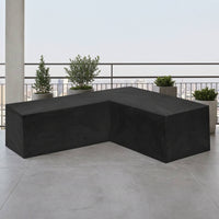 Patio V-Shaped Sectional Sofa Cover Patio Sectional Sofa Cover Heavy Duty for Garden, Backyard