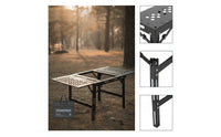 Compact Camping Table with Carry Bag Stable Table Sturdy Furniture Heavy-Duty for Campers, Overlanders, Picnic