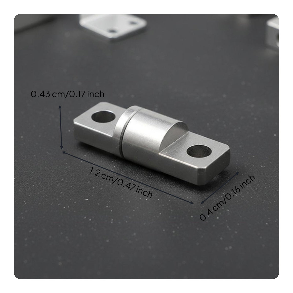 Noiseless and Fluid Carbon Steel Rotational Force Hinge Heavy Duty Rotational Force Friction Hinge Long-Lasting Hardware Compact Design for Manufacturers, DIY Enthusiasts, Prototyping, Electronics Repair
