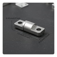 Noiseless and Fluid Carbon Steel Rotational Force Hinge Heavy Duty Rotational Force Friction Hinge Long-Lasting Hardware Compact Design for Manufacturers, DIY Enthusiasts, Prototyping, Electronics Repair