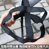 95cm Double-Layer Folding Head-Mounted Umbrella Hat for Outdoor Sun Protection Fishing and Tea Picking